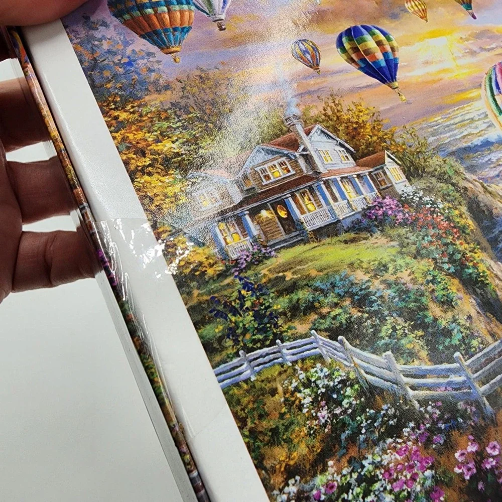 Cardinal‎ 1000 piece new sealed hot air balloon lighthouse country scene puzzle
